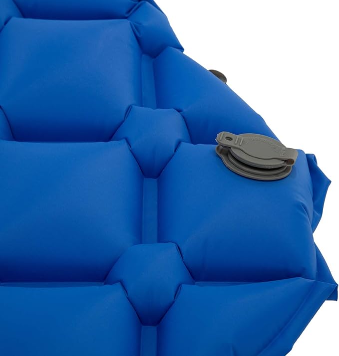 Waterproof Sleeping Pad for Camping/Backpacking/Hiking/Traveling Inflatable Sleeping Mat Ultralight Air Mattress Single Tent/Person Blue