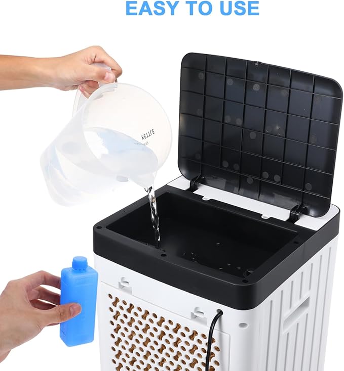 DOITOOL Reusable Ice Packs for Air Conditioner Fan, 8PCS for Cooler, Cooler Freezer Blocks Portable Cooler Freezer Boxes