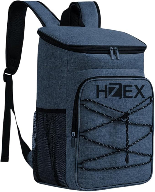 25L Insulated Cooler Backpack – Leak Proof Travel Back Pack Cooler for Hiking, Camping, Beach, Picnic & Outdoor Adventures – Large Capacity Soft Cooler Bag for Men & Women, Keep Food - Drink Cold