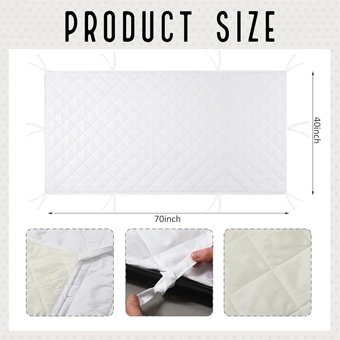 Playhouse Padded Mat for Play Tent Decorative Area Rug Soft Fluffy Mat Pad for Playhouse Nursery Room Desk 40 x 70 Inch