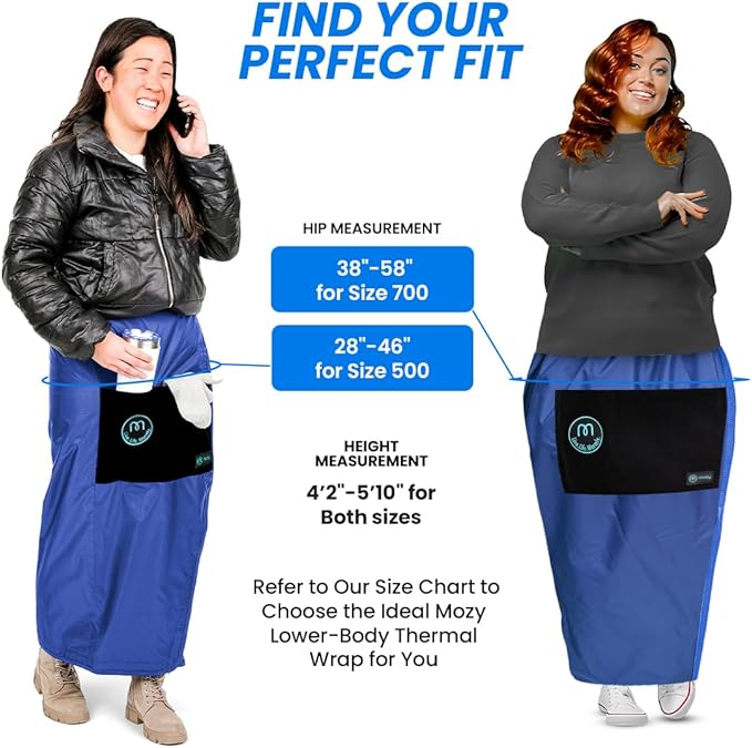 Mozy Wearable & Weatherproof Outdoor Blanket – Lower-Body Thermal Wrap for Superior Warmth