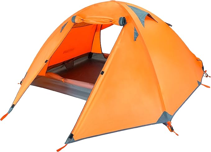 Azarxis 1 2 3 Person 3 Season Tent for Camping Backpacking Hiking Easy Set Up Waterproof Lightweight Professional Double Layer Aluminum Rod & Carry Bag