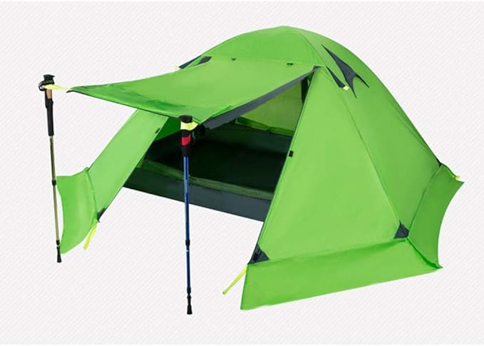 Mountaineering Tent Four Seasons Snow Tent Ultra-Light Double Layer Aluminium Pole Anti-Storm and Snow Outdoor Camping Professional for Hiking Travel