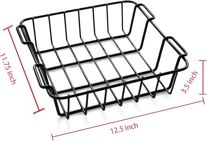 Cooler Basket 12.5", Cooler Basket for Yeti 50 QT, Dry-Goods Baskets Compatible with YETI Tundra 50 or 65, Cabela's 60QT, lgloo 52QT, Ozark Trail 52QT, Pelican Elite (45 & 70) etc.