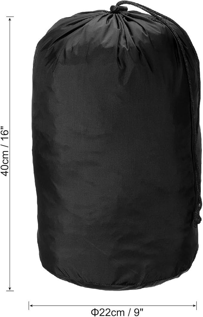 PATIKIL Stuff Sack, Waterproof Outdoor Storage Sack Portable Drawstring Dust Flap Bag