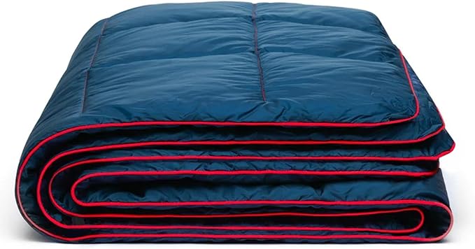Camping Blanket, Packable Puffy Blanket Down Alternative Blanket Lightweight Windproof Water Resistant for Outdoors,Hiking, Backpacking,Beach,Car,Picnic,Stadium 39x55in