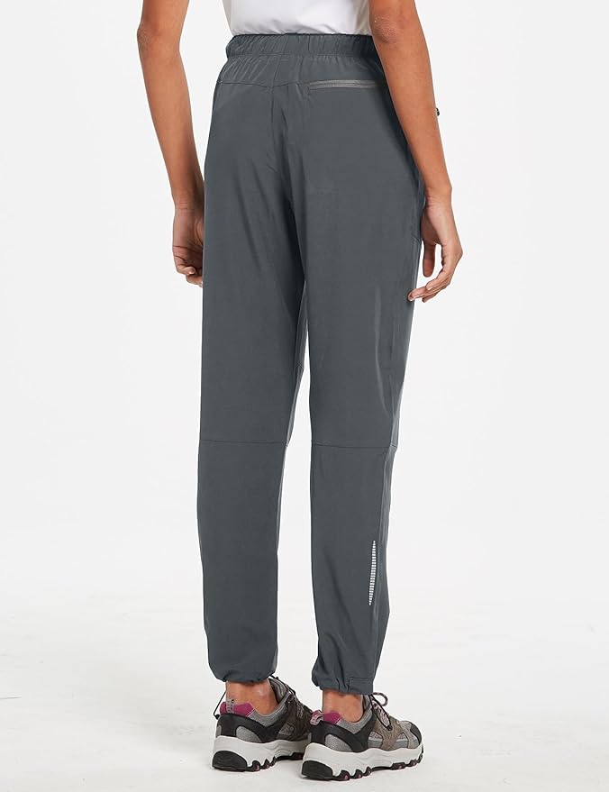 baleaf Women's Hiking Pants Quick Dry Lightweight Water Resistant Elastic Waist Cargo Pants for All Seasons