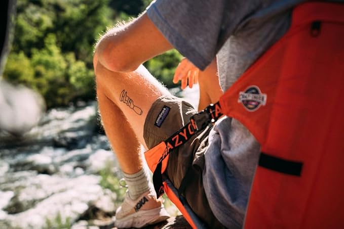 Crazy Creek Original Chair Perfect for Stadium Seats, Camping, Hiking & More, Comfort on All Terrains, Adjustable Straps, Lightweight Design, Water-Resistant Maroon