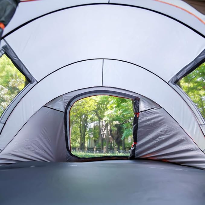 EchoSmile Instant Pop Up Camping Tent, 2/4/6 Person, Easy Setup Tent, Water Resistant Dome, Portable with Carry Bag