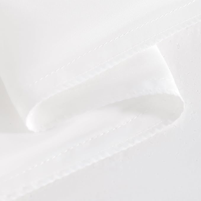 NTBAY Zippered Silk Satin Toddler Pillowcases - 2 Pack Hidden Zipper 13x18 Pillowcases - Luxury and Silky Baby Travel Pillow Covers, White