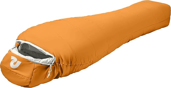 Retrospec Dream Mummy Sleeping Bag - 30°F Camping & Travel Essential Gear with Water - Resistant Shell & Synthetic Fill - Zippered Pocket & Stuff Sack
