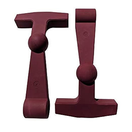 2-Pack Replacement Lid Latches - Yeti Cooler Accessories - Alternative Cooler Locks - Compatible with Yeti and RTIC Hard Coolers - Designed and Manufactured - Durable and Ergonomic Design (Maroon)