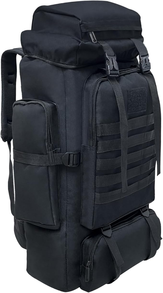 80L/100L Hiking Camping Backpack Outdoor Travel Climbing Rucksack Military Trekking Knapsack Molle 3 Days Assault Pack