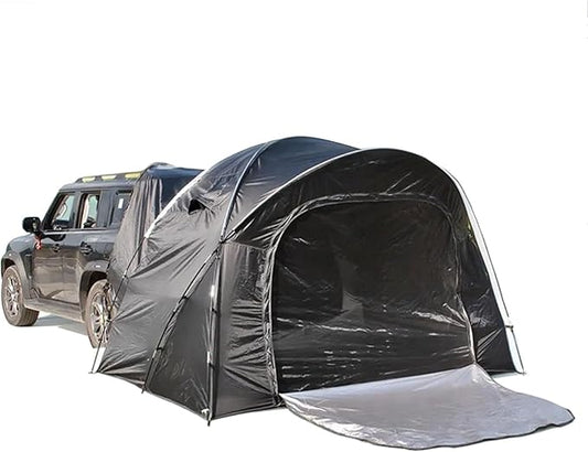3-4 Person SUV Camping Tent, Arched Design Creates Extra Headroom, PU4000 Waterproof with Mesh Doors – Ideal for Family Camping& Festivals