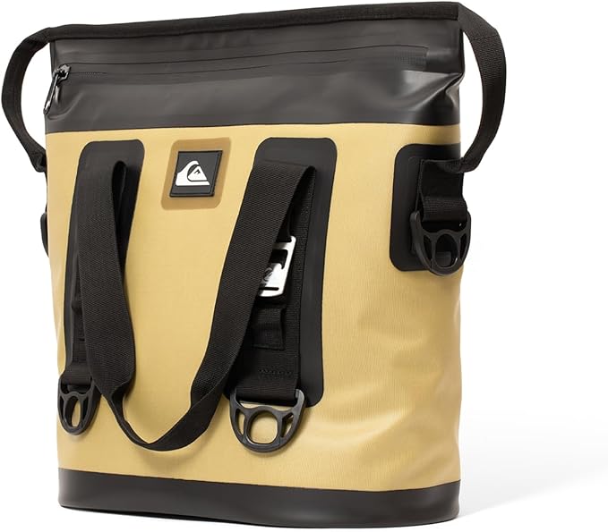 Quiksilver Zipperless Backpack Cooler 30L, Holds 36 Cans, 48 Hour Insulation, Leakproof & Waterproof Design, Heavy Duty TPU, IPX7, Padded Straps, Kangaroo Pockets