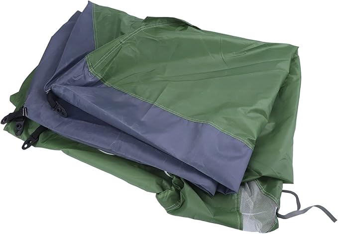 Ultralight Backpacking Tent Single Person Double Door Camping Shelter with Waterproof Oxford Fabric Fiberglass Poles Mesh Ventilation Screen Rain Fly Carry Bag for Outdoor Hiking