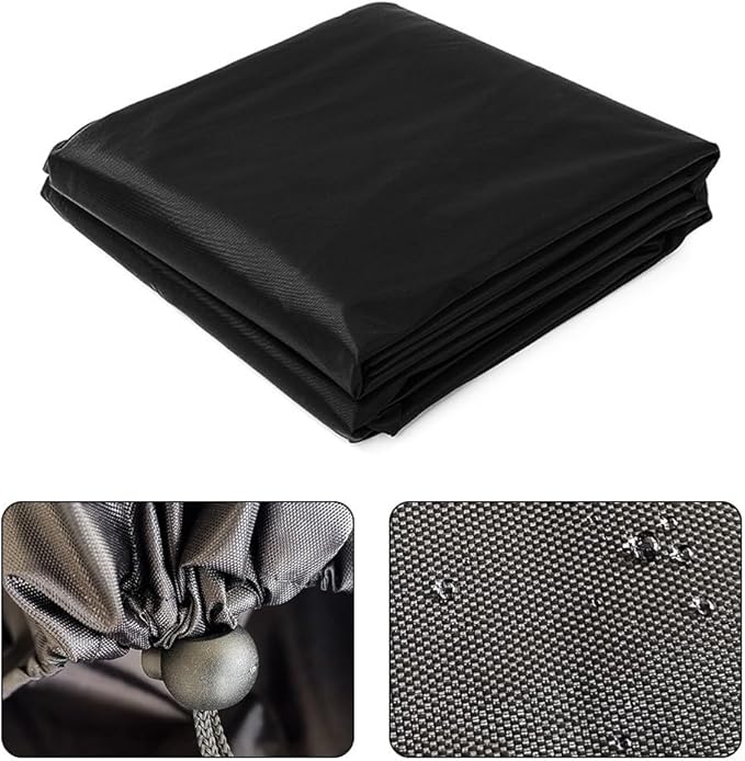 Tent Trailer Cover Travel Trailer Roof Cover Rv Roof Top Tent Camper Trailer Cover Features Covered Air Vents & Cinching Straps for Rv Storage and Organization
