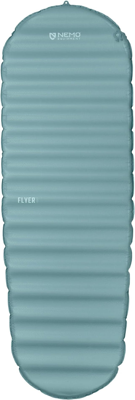 Nemo Equipment Flyer Self-Inflating Bluesign Sleeping Pad - Aquifer/Algiers - Long Wide Mummy (76"x25")