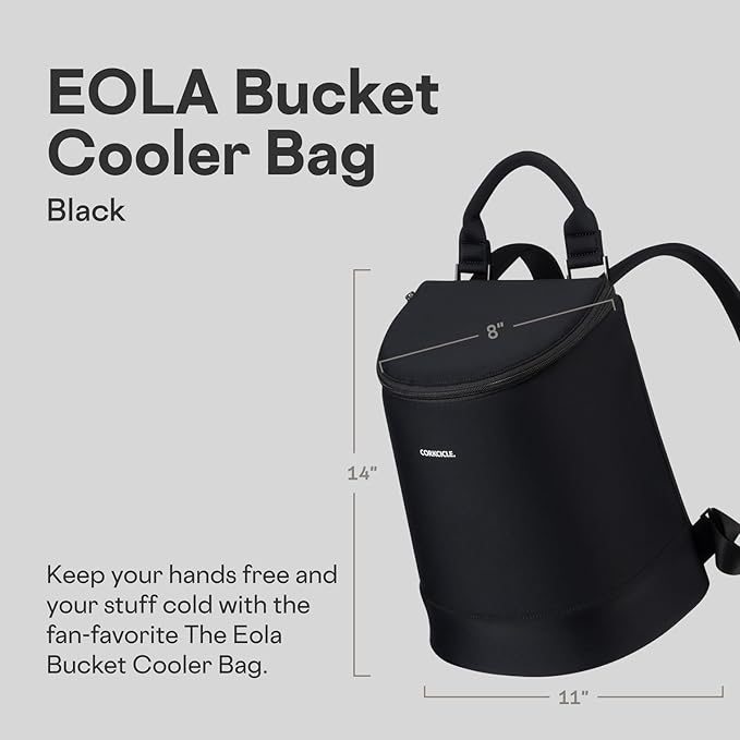Corkcicle EOLA Cooler Backpack, Waterproof and Leak Proof Insulated Bag, Perfect for Wine, Beer, and Ice Packs
