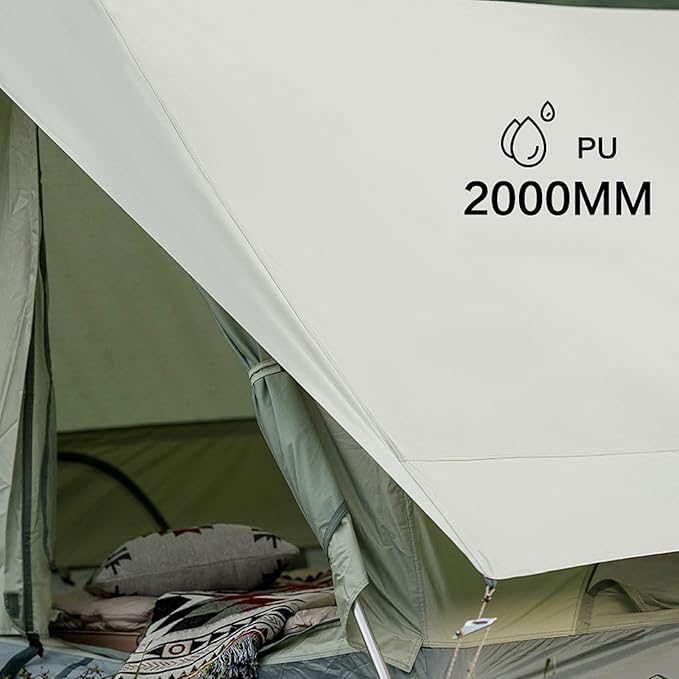 Liudan Camping Tents Outdoor Tent Waterproof Four Seasons Family Tent Camping Backpacking Hiking Mountaineering Easy Set Up Dome Tent