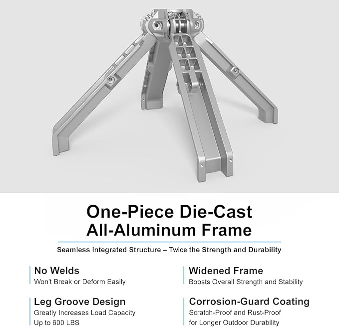 Camping Chairs for Adults, Supports 600 Lbs Lightweight Folding Camping Chair, Collapses to Size of Water Bottle Portable Camping Chair for Outdoor, Beach, Lawn, Travel, Picnics