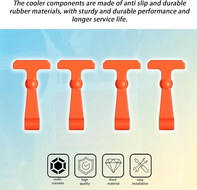 4 Pack Heavy Duty Cooler Latches Compatible with YETI RTIC Coolers