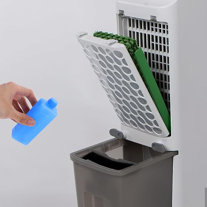 DOITOOL Reusable Ice Packs for Air Conditioner Fan, 8PCS for Cooler, Cooler Freezer Blocks Portable Cooler Freezer Boxes