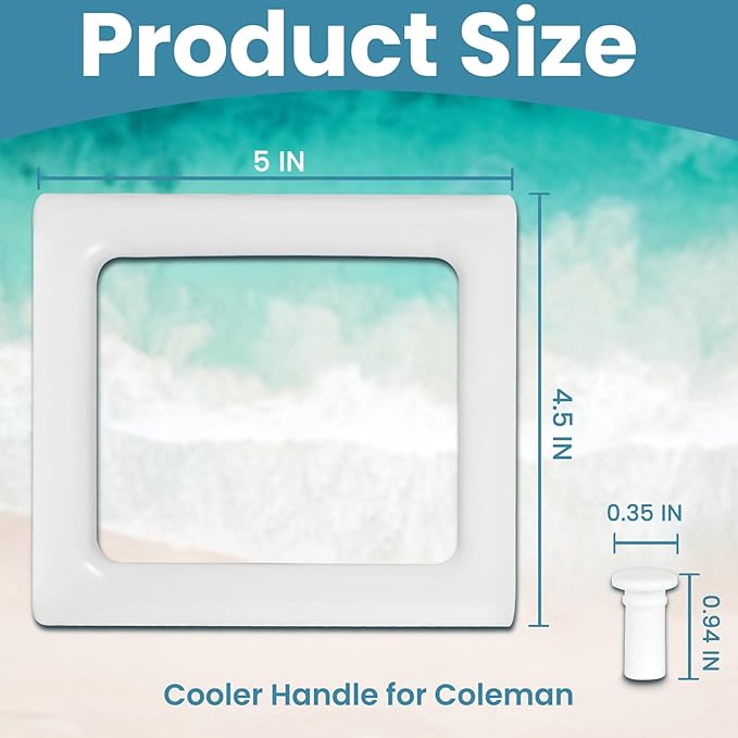Cooler Handle Replacement for Coleman Xtreme Cooler, Two-Way Handle Part Compatible Model 3000005306, R5286b120g