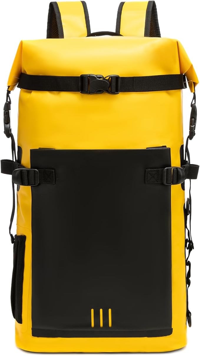 Waterproof Dry Bag,Heavy Duty Hiking Backpack Roll-Top Closure Bag for Kayaking, Hiking, Camping, Boating- Men/Women ﻿
