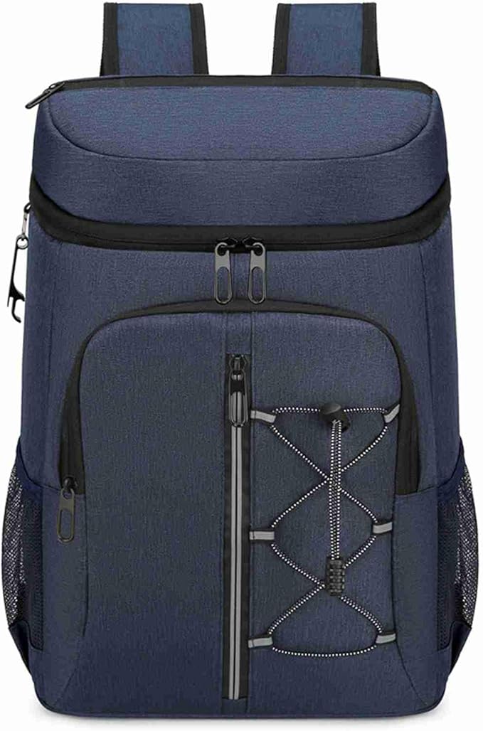 Insulated Cooler Backpack Leak Proof Aluminum Foil Inner Oxford Exterior for Camping Hiking Outdoors