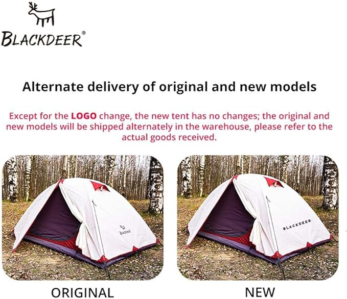 GeRRiT Products 2P Backpacking Tent Outdoor Camping 4 Season Tent with Snow Skirt Double Layer Waterproof Hiking Trekking Tent