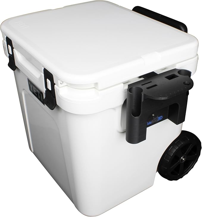 Tideline3D Fishing Rod Holder Compatible with YETI Roadie Wheeled Coolers