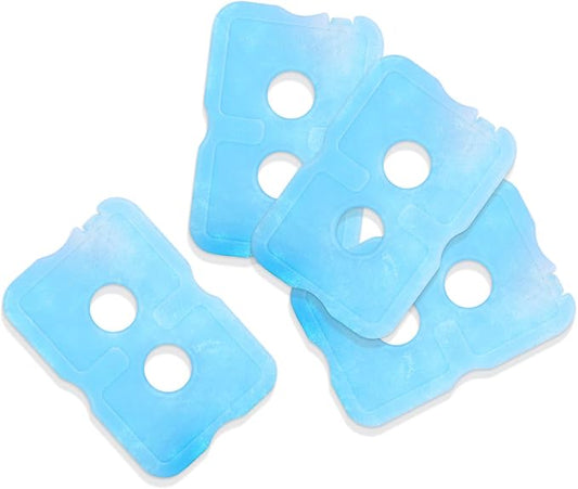 4/8 Pack Ice Packs for Lunch Boxes & Coolers, Slim Reusable Lunchbox Cooler for Women, Quick Freeze Space Saving Freezer Icepack, Long-Lasting Picnic Accessories Small Cold Pack, Travel Essentials