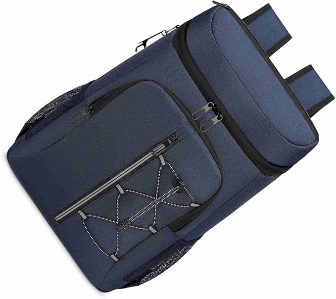 Insulated Cooler Backpack Leak Proof Aluminum Foil Inner Oxford Exterior for Camping Hiking Outdoors