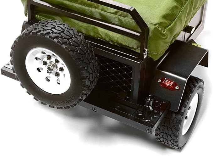 Integy Alloy Realistic Model Camping Trailer w/Roof Top Tent for 1/10 RC 390x195x175mm