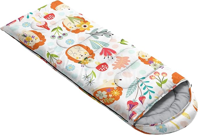 QOOMO Camping Sleeping Bags,3 Season Warm & Cool Weather,Lightweight,Waterproof Sleeping Bags for Adults & Kids,Traveling,and Outdoors,Camping Gear Equipment