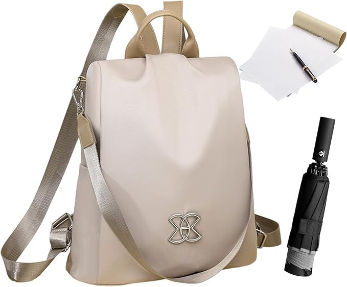 Anti-Theft Leisure Backpack | Multi-Purpose Large Capacity Lightweight Shoulder Bag | Classic Nylon Crossbodys Bags for Female Male