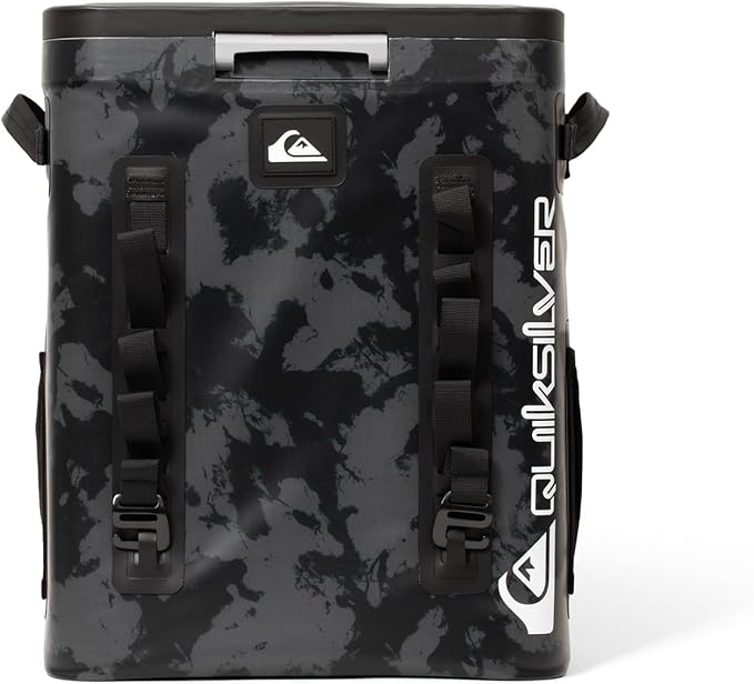 Quiksilver Zipperless Backpack Cooler 30L, Holds 36 Cans, 48 Hour Insulation, Leakproof & Waterproof Design, Heavy Duty TPU, IPX7, Padded Straps, Kangaroo Pockets