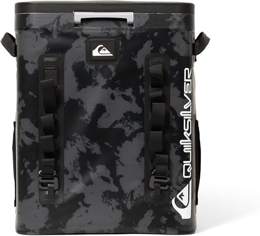 Quiksilver Zipperless Backpack Cooler 30L, Holds 36 Cans, 48 Hour Insulation, Leakproof & Waterproof Design, Heavy Duty TPU, IPX7, Padded Straps, Kangaroo Pockets