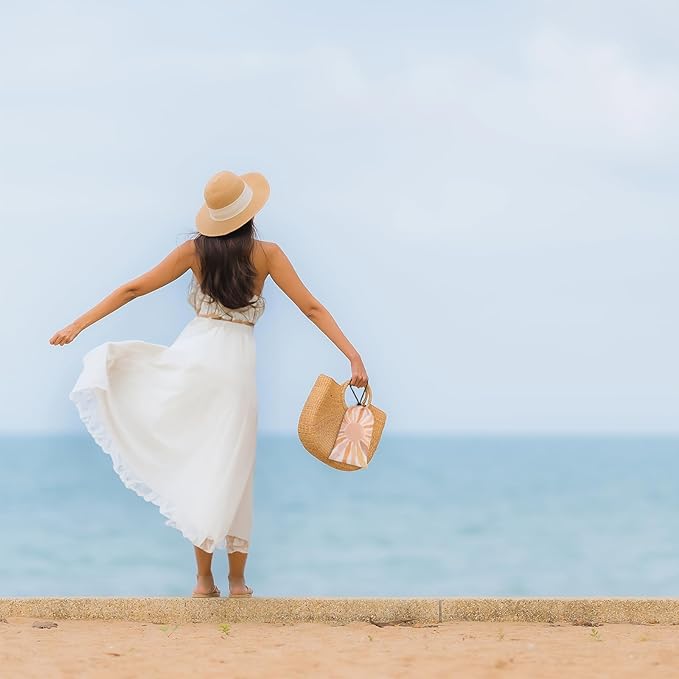 Waterproof Sandproof Beach Blanket, 78" x 86" Large Beach Mat for 2-4 Adults, Lightweight Polyester Outdoor Picnic Blanket for Travel, Camping, Hiking, Beach Essentials for Vacation