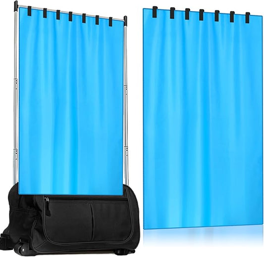 Privacy Curtain for Dance Bag Suitcase Portable Changing Room Privacy Curtain Without Rack Partition Screens for Dancer Backstage Accessories, Camping, Window Shades
