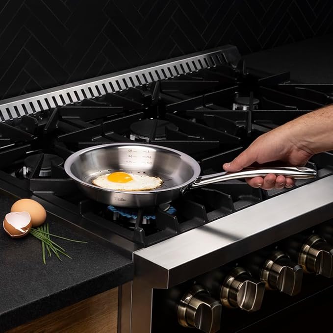 Fissler M5 Pro-Ply 5-ply Stainless Steel Frying Pan, 8 Inch