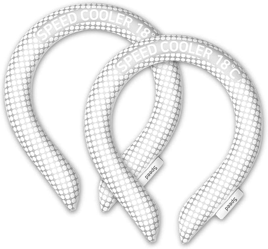 SpeedUSA Insta Speed Neck Coolers (2-Pack) (WhiteDot & WhiteDot)