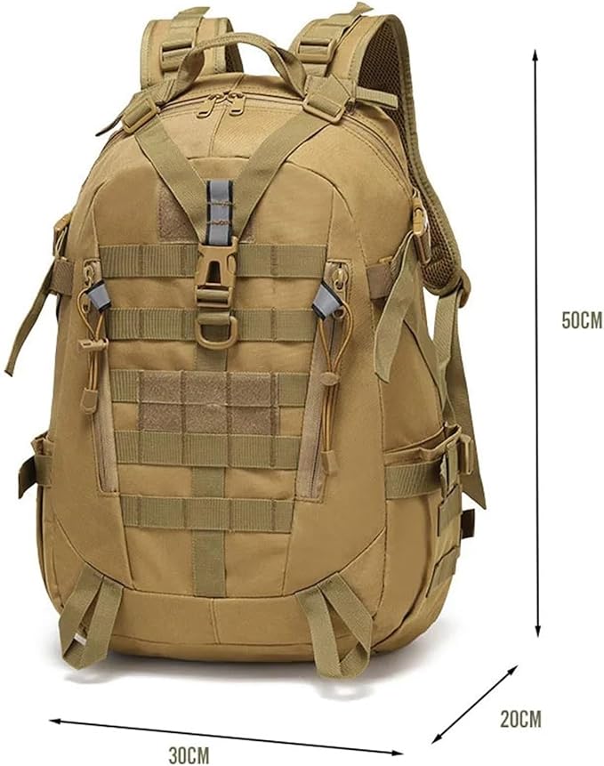 Camping Backpack Men's Bag Travel Bags Climbing Rucksack Hiking Outdoor Reflective(ACU)