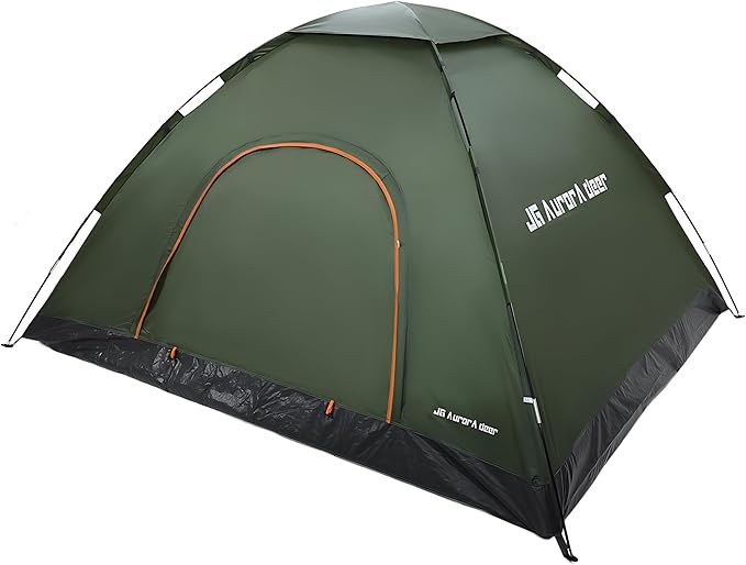 1/2/3/4 Person Tents Waterproof&Windproof Family Tents Camping-Tent,Lightweight Portable Pop Up Tent for Camping,Hiking,Mountaineering or Beach Easy to Set Up Adventures Carry Bag