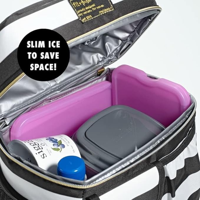 Cool Coolers by Fit + Fresh Slim Compact Reusable XL Ice Pack, Perfect for Lunch Boxes, Coolers, and Beach Bags