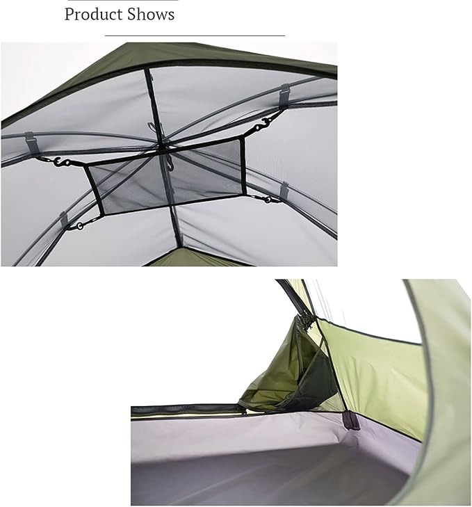 4 Season Ultralight Waterproof Camping Tent,Backpacking Tent,2 People Double Layer All Weather Easy Setup Tents for Outdoor Survival,Hiking,Backpack Travel,Mountaineering