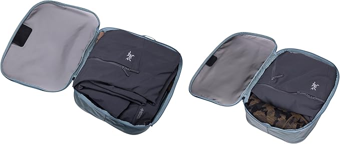 Thule Packing Cube Family Set, Includes 2 Large and 2 Medium Cubes, Transparent Fabric, YKK Zippers