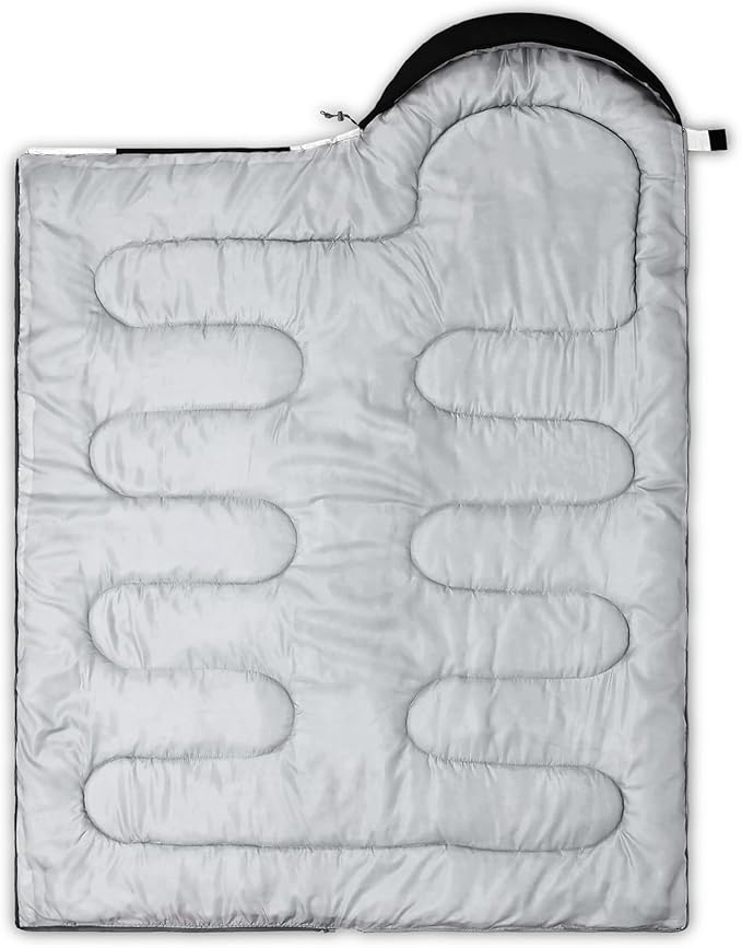 AILONEN Kawaii Puppy Sleeping Bag for Kids Boys Girls,Warm and Cool Weather,Lightweight,Waterproof Backpacking,Cartoon Cute Dog & Duck Animal Themed Blue Sleeping Bag for Camping