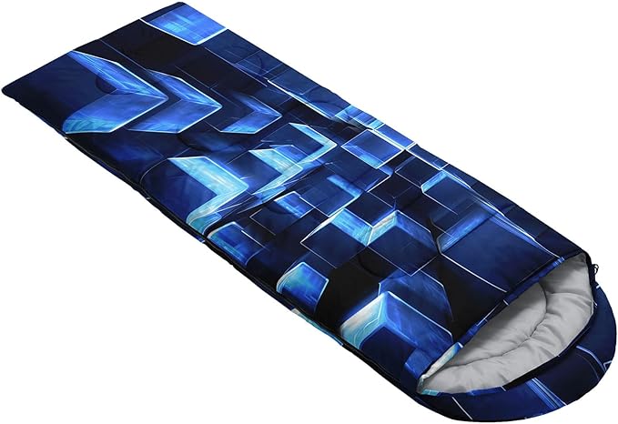 Kids Sleeping Bag for Boys Girls,Bohemian Cowboy Print-Lightweight Warm Portable Outdoor Indoor-Waterproof Cold Weather Resistant Sleeping Bag for Camping Hiking